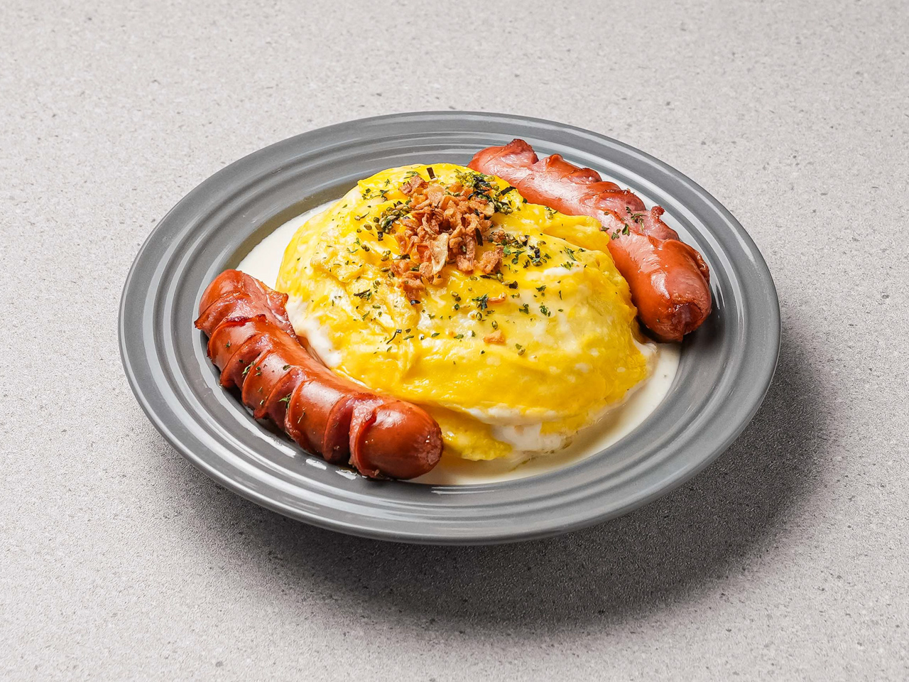 트위스트에그 소세지 매콤크림 오믈렛