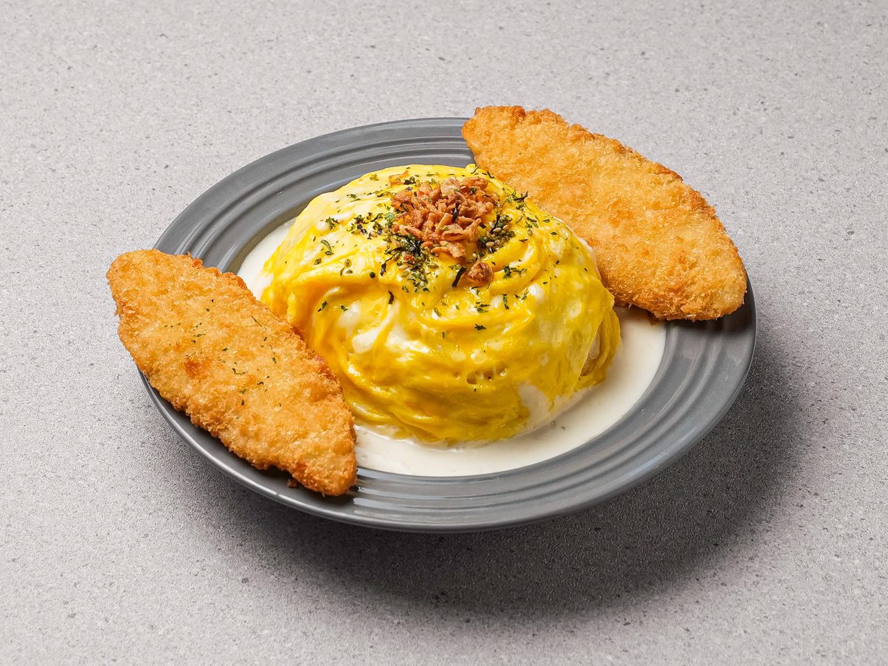 트위스트에그 생선까쯔 매콤크림 오믈렛