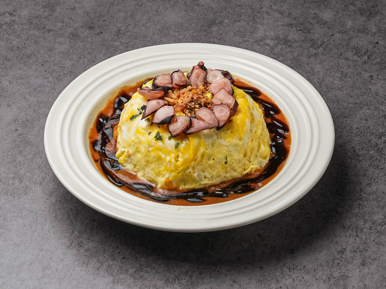 트위스트에그 가문어 데미소스 오믈렛