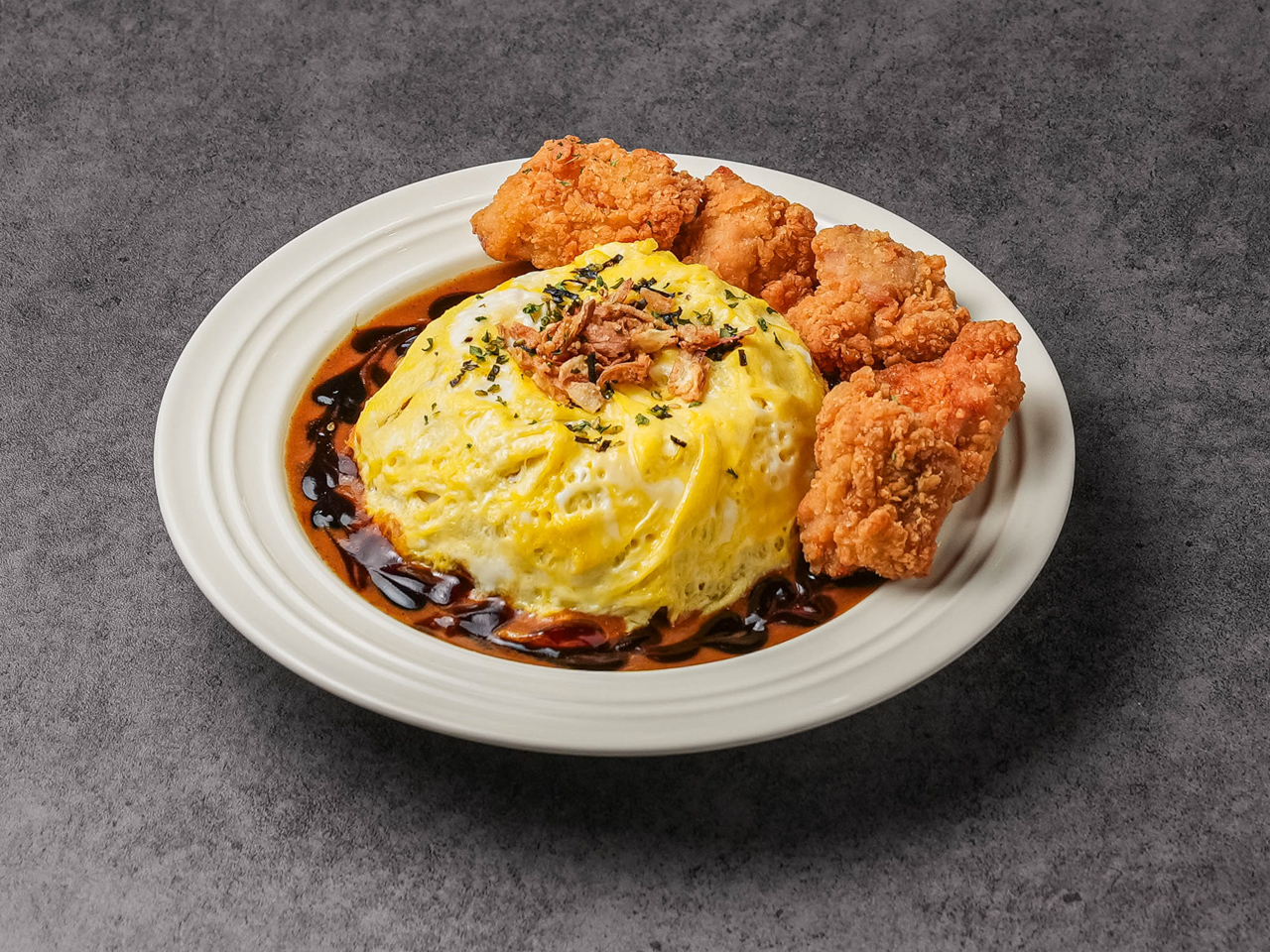 트위스트에그 치킨 데미소스 오믈렛